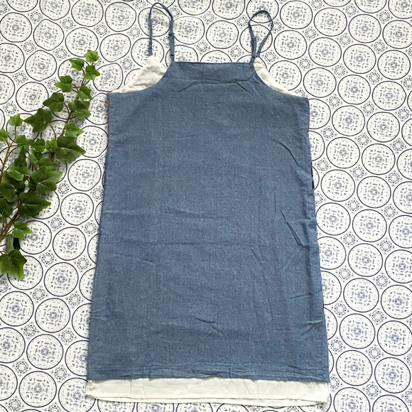 Alya boho embroidered chambray tunic/ mini dress - Picture 2 of 8